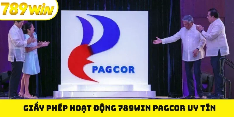 Giấy phép hoạt động 789WIN PAGCOR uy tín